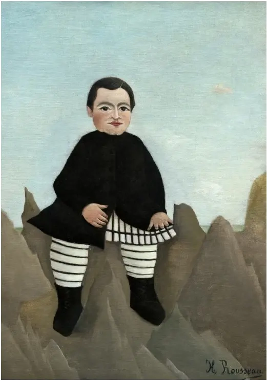 Henri Rousseau : Boy on the Rocks, 1895/1897