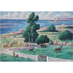 Maximilien Luce - L'Île à bois, Kermouster, Lézardrieux, 1914