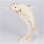 Delphin - 3D Holzpuzzle