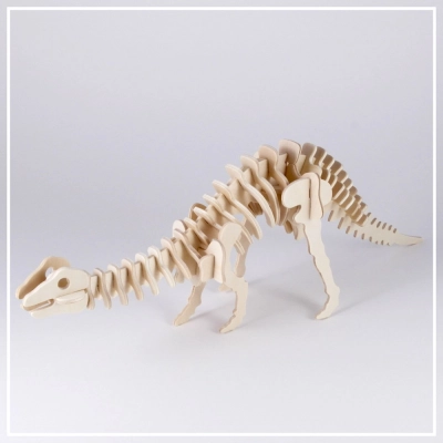 Brontosaurus - 3D Holzpuzzle