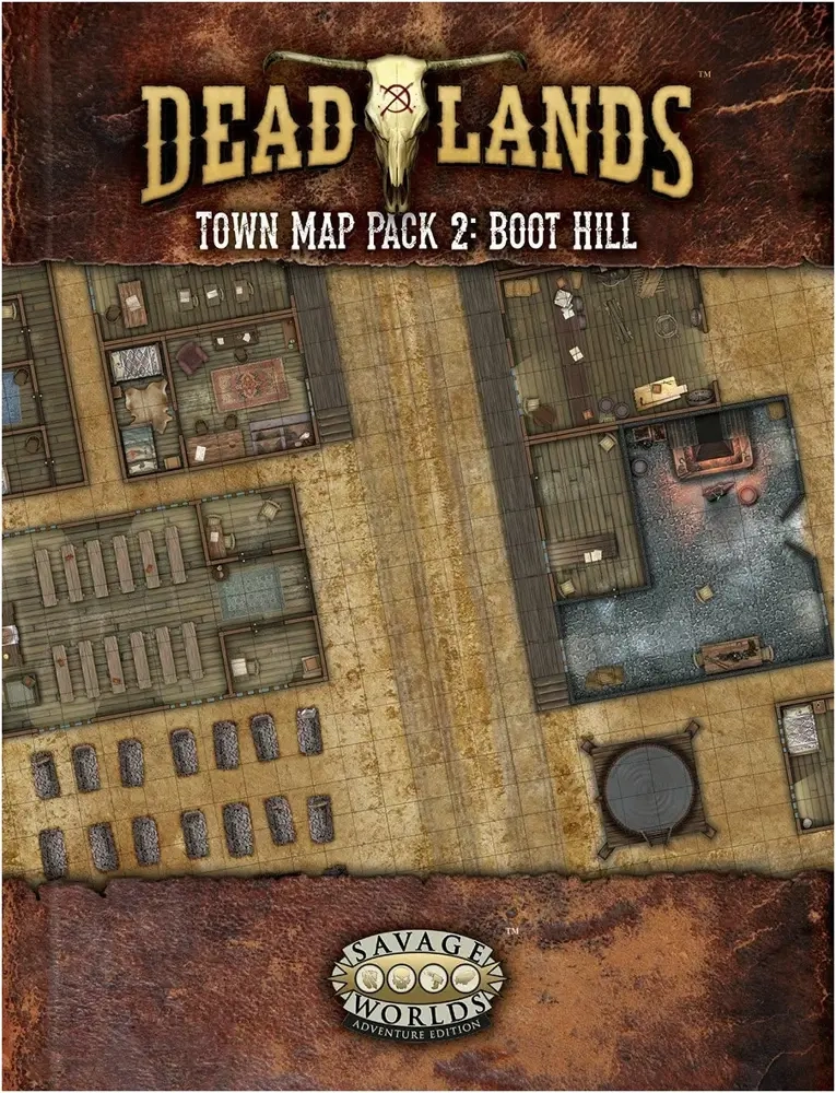 Deadlands: Map Pack 2 - Boot Hill - EN
