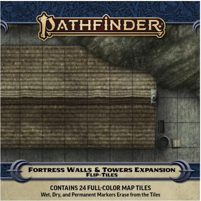 Pathfinder Flip-Tiles: Fortress Walls & Towers - Expansion - EN