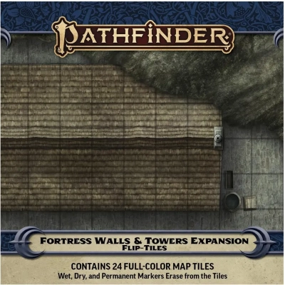 Pathfinder Flip-Tiles: Fortress Walls & Towers - Expansion - EN