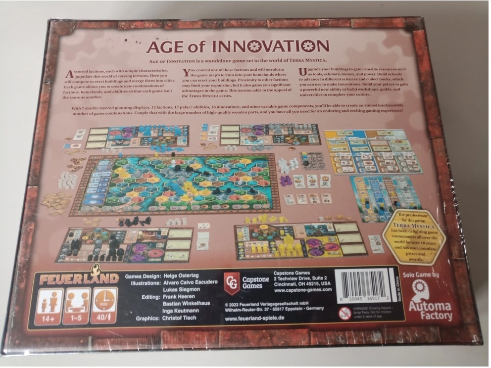 Age of Innovation – A Terra Mystica Game - EN (Defekte Verpackung)