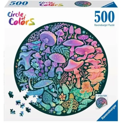 Circle of colors - Mushrooms
