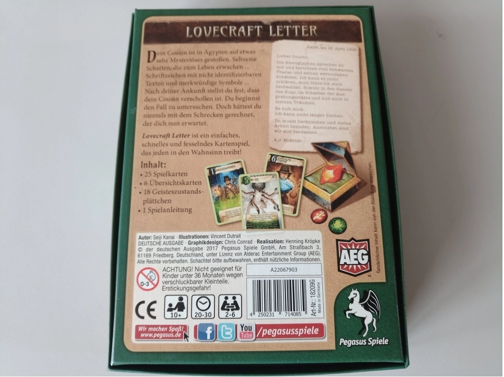 Lovecraft Letter (Demo / Test Spiel)