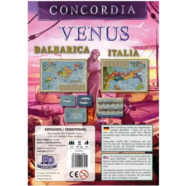 Concordia Venus: Balearica - Italia - Erweiterung