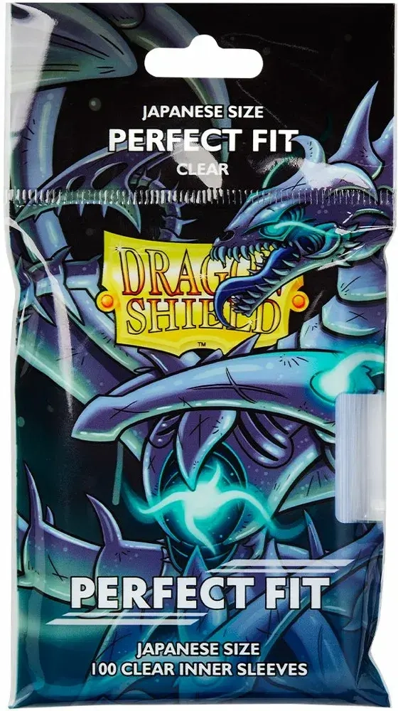 Dragon Shield Japanese Size Perfect Fit Inner Sleeves - Clear Qyonshi (100 Sleeves)