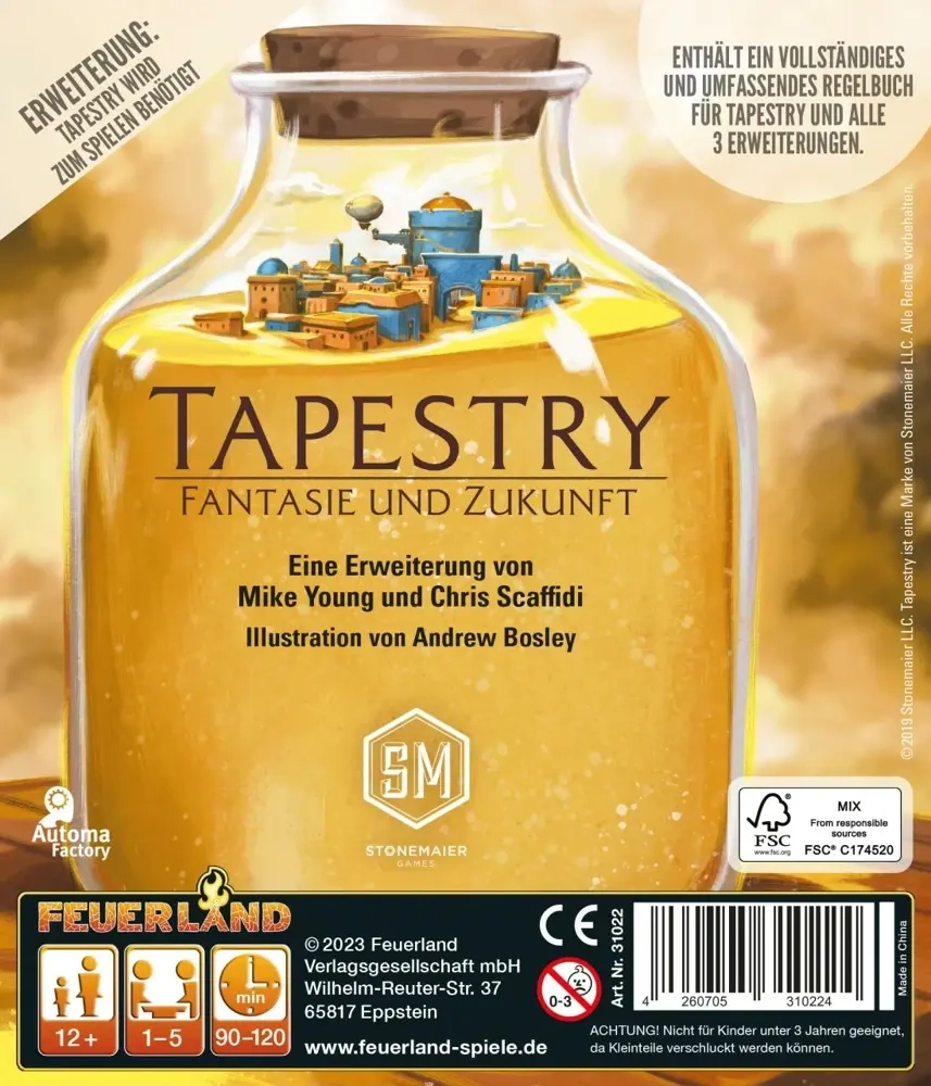 Tapestry - Fantasie und Zukunft Erweiterung