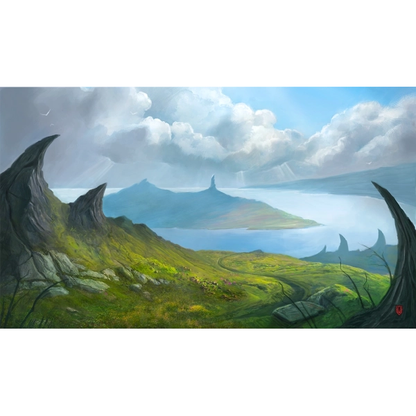 Kraken Wargames TCG Mat Tranquil Island