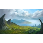 Kraken Wargames TCG Mat Tranquil Island