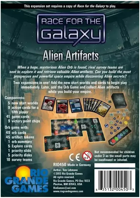 Race for the Galaxy Alien Artifacts - EN - Expansion