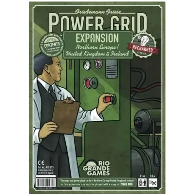 Power Grid: Northern Europe/UK & Ireland, Recharged - EN - Expansion