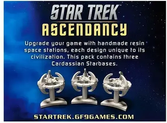 Star Trek Ascendancy Cardassian Starbase Set (3)