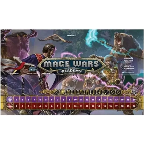 Mage Wars Academy Playmat: Beastmaster vs Wizard - EN