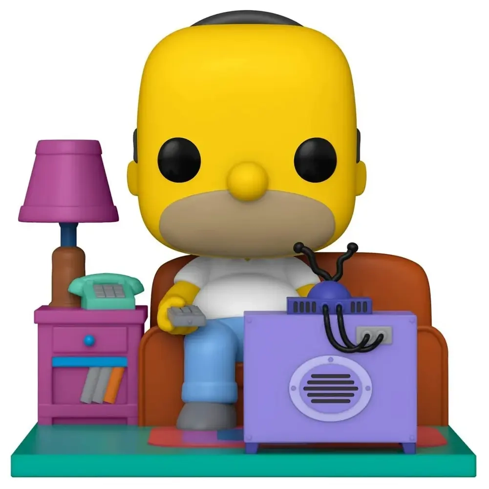Funko POP! Deluxe Simpsons - Homer Watching TV Vinyl Figure