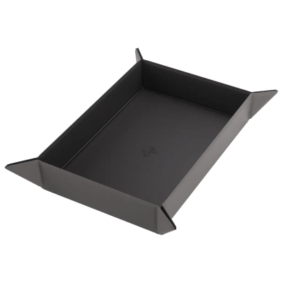 Magnetic Dice Tray Rectangular Black/Gray