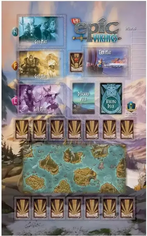 Tiny Epic Vikings Gaming Mat - EN