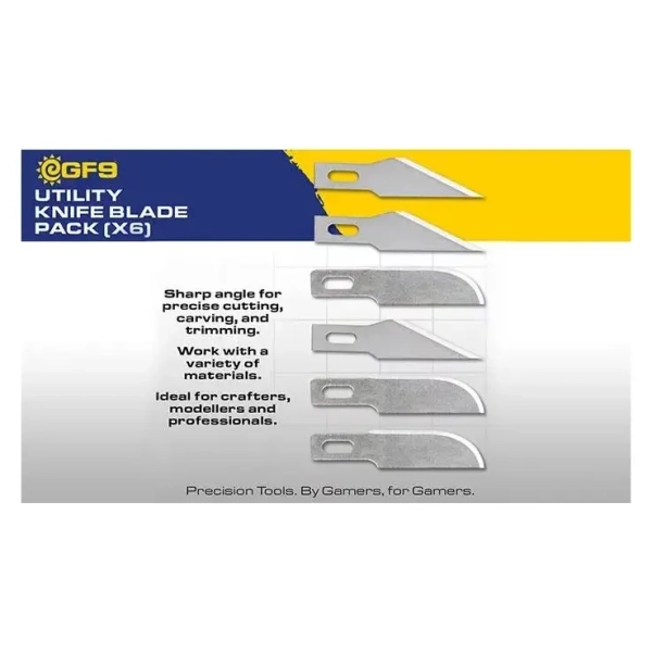 GF9 - Utility Knife Blade Pack (x6)