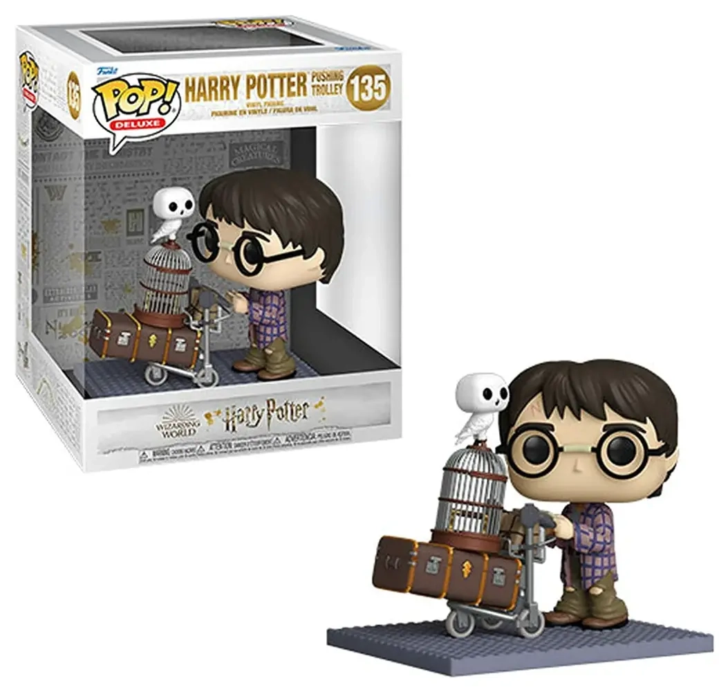 POP Deluxe -Harry Potter 20th Harry Pushing Trolly