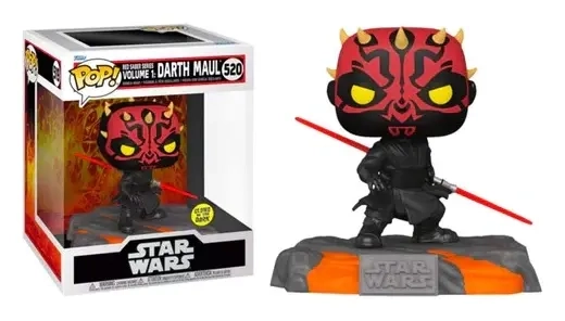 POP Star Wars Deluxe Red Sabre Series - Darth Maul