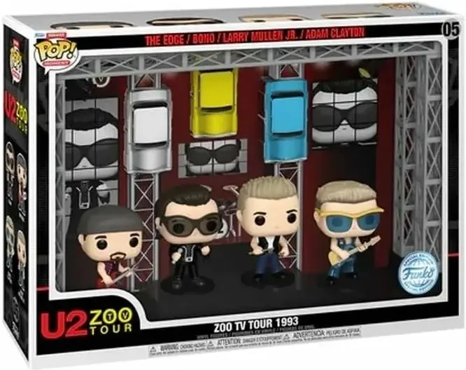 POP Moments Deluxe - U2 Zoo TV Tour 1993 4er-P.