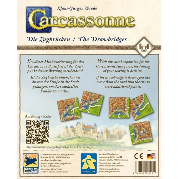 Carcassonne – Die Zugbrücken Minierweiterung