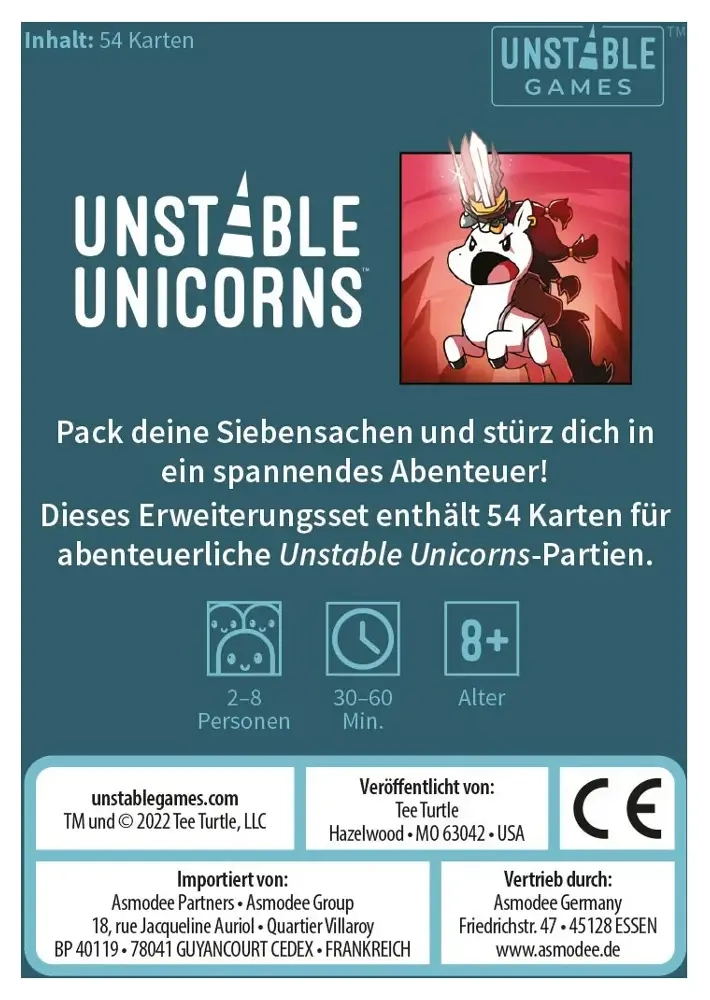 Unstable Unicorns – Abenteuer - Erweiterungsset