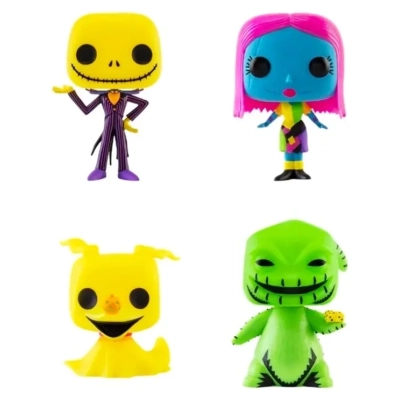 Funko POP! - Movie - Nightmare before Christmas 4er-Pack