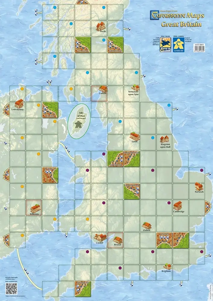 Carcassonne Maps - Grossbritannien