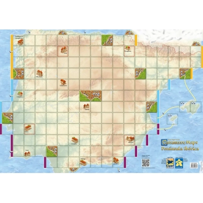Carcassonne Maps - Iberische Halbinsel - Erweiterung