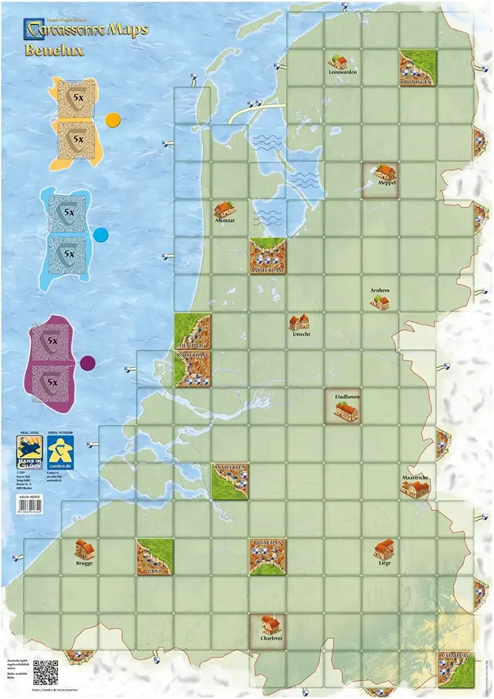 Carcassonne Maps - Benelux - Erweiterung