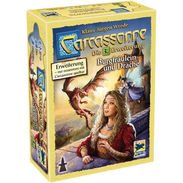 Carcassonne 3. Erweiterung - Burgfräulein und Drache