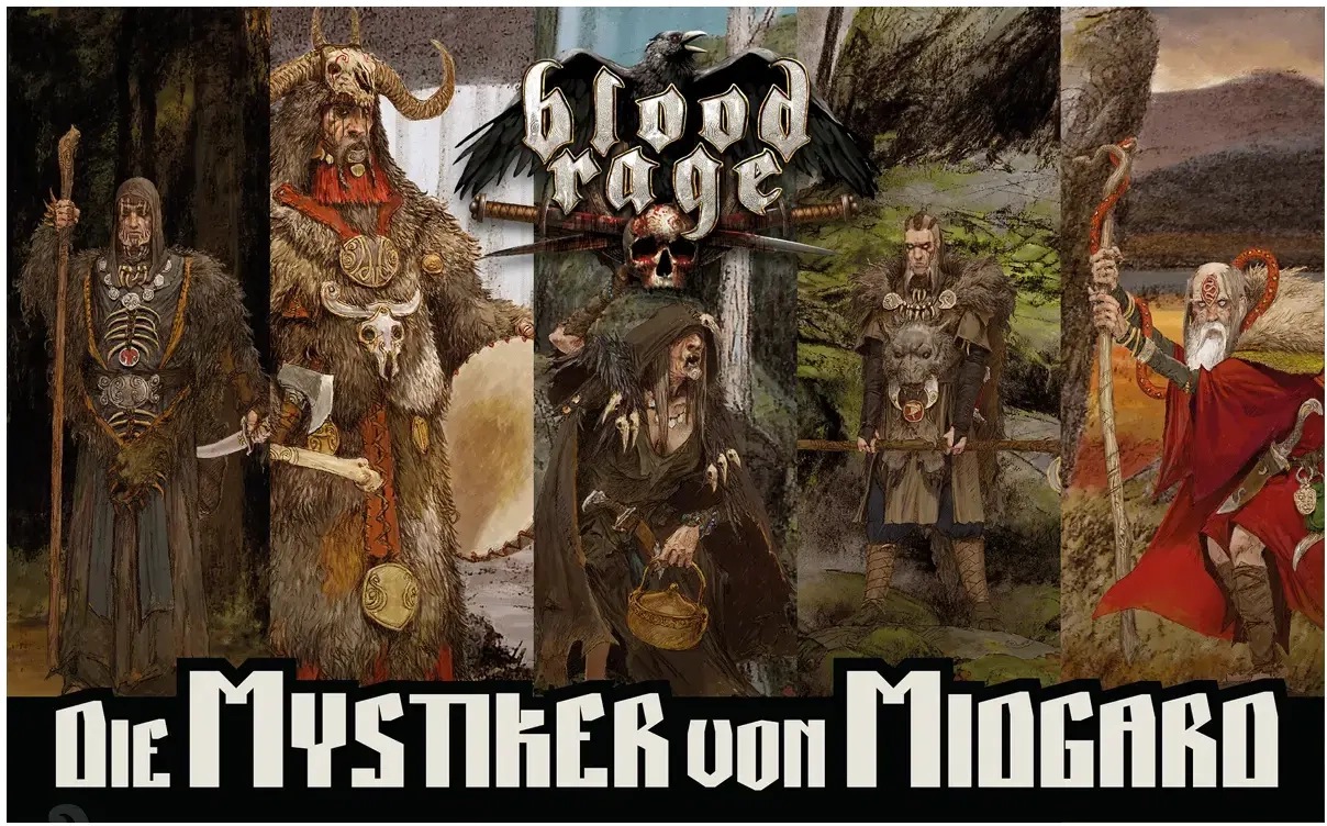 Blood Rage Erweiterung - Die Mystiker von Midgard - Multilingual