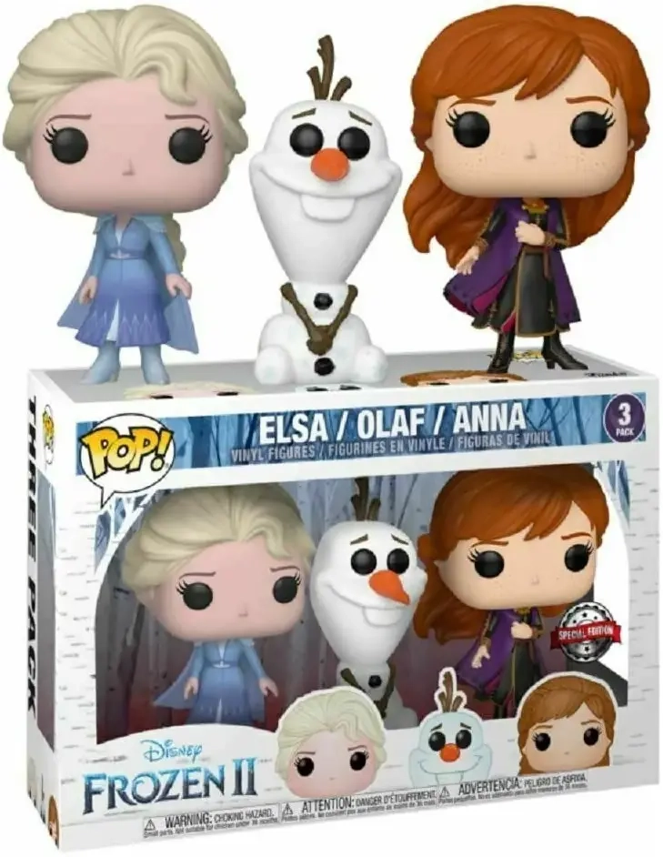 Funko POP! - Disney Frozen II - Elsa/Olaf/Anna  3-Pack