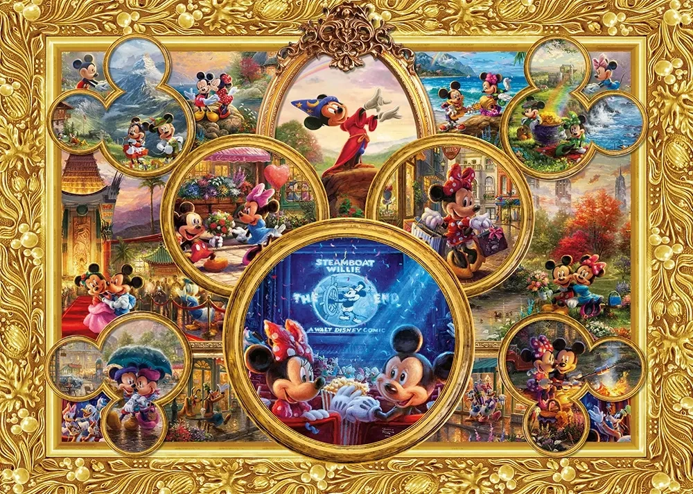Thomas Kinkade Studios: Mickey & Minnie