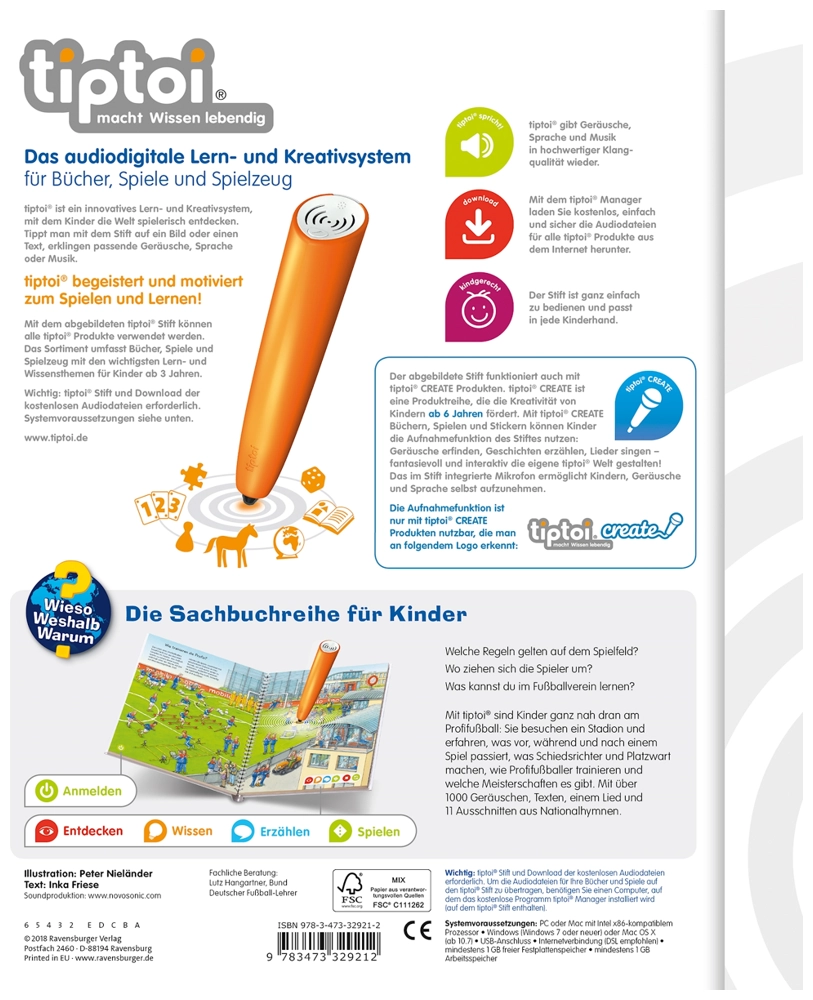 Tiptoi - Die Welt des Fussballs
