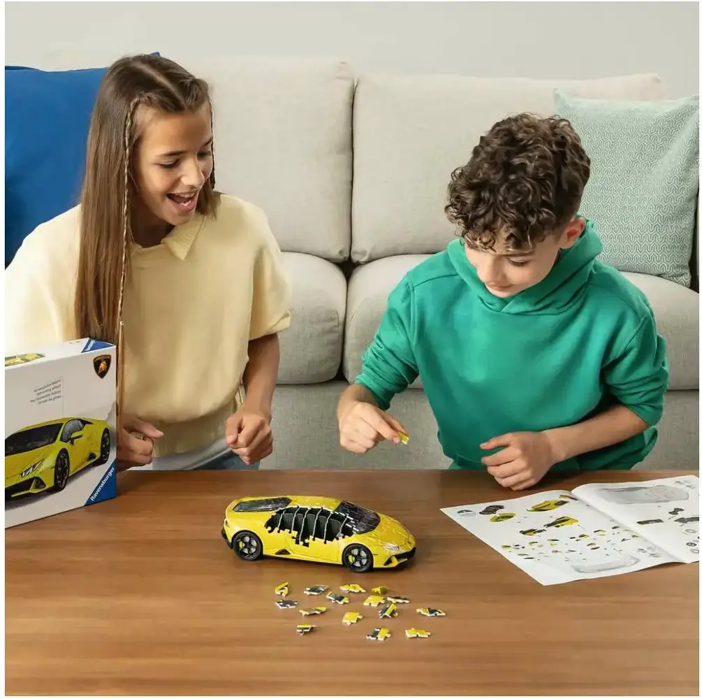 3D Puzzle - Lamborghini Giallo