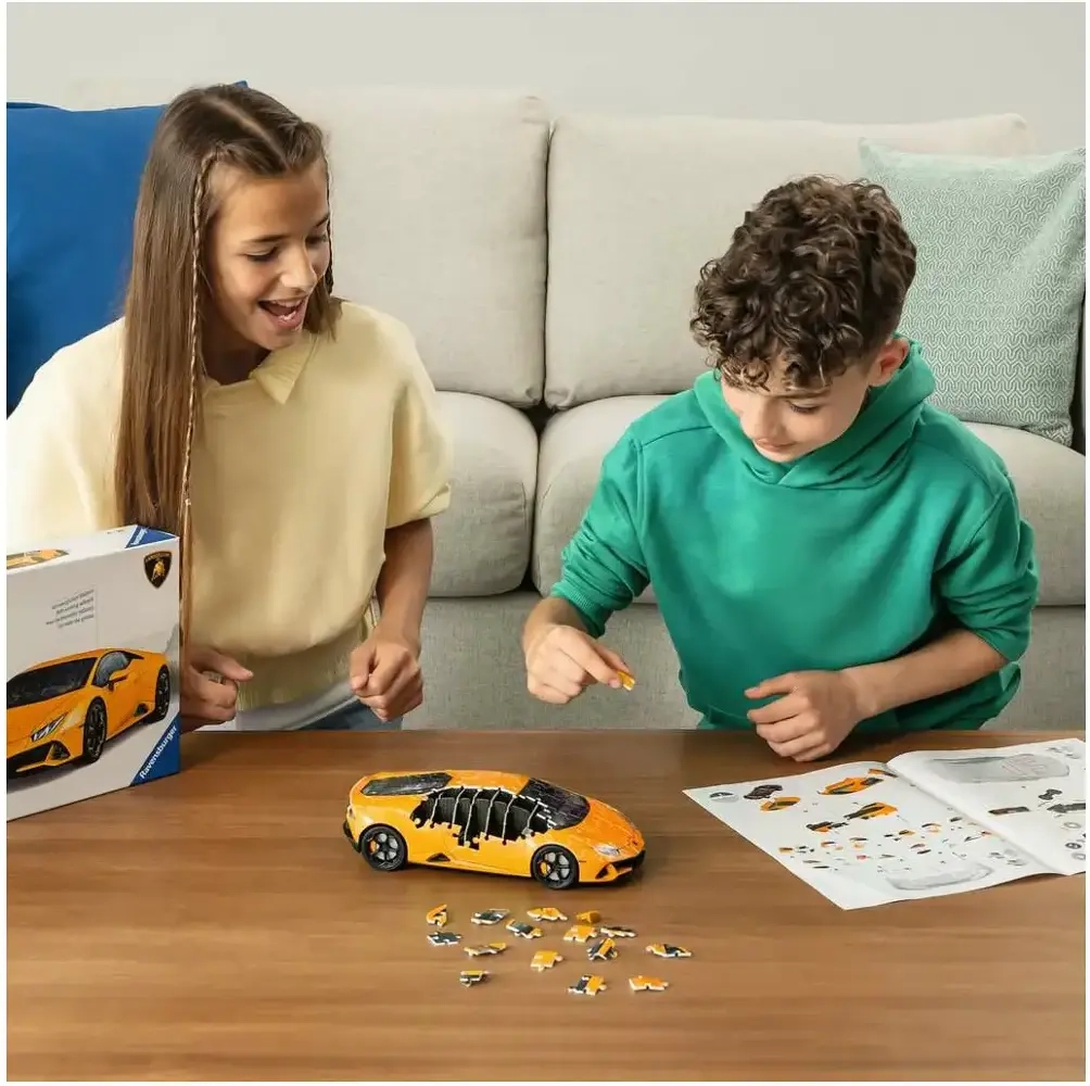 3D Puzzle - Lamborghini Arancio