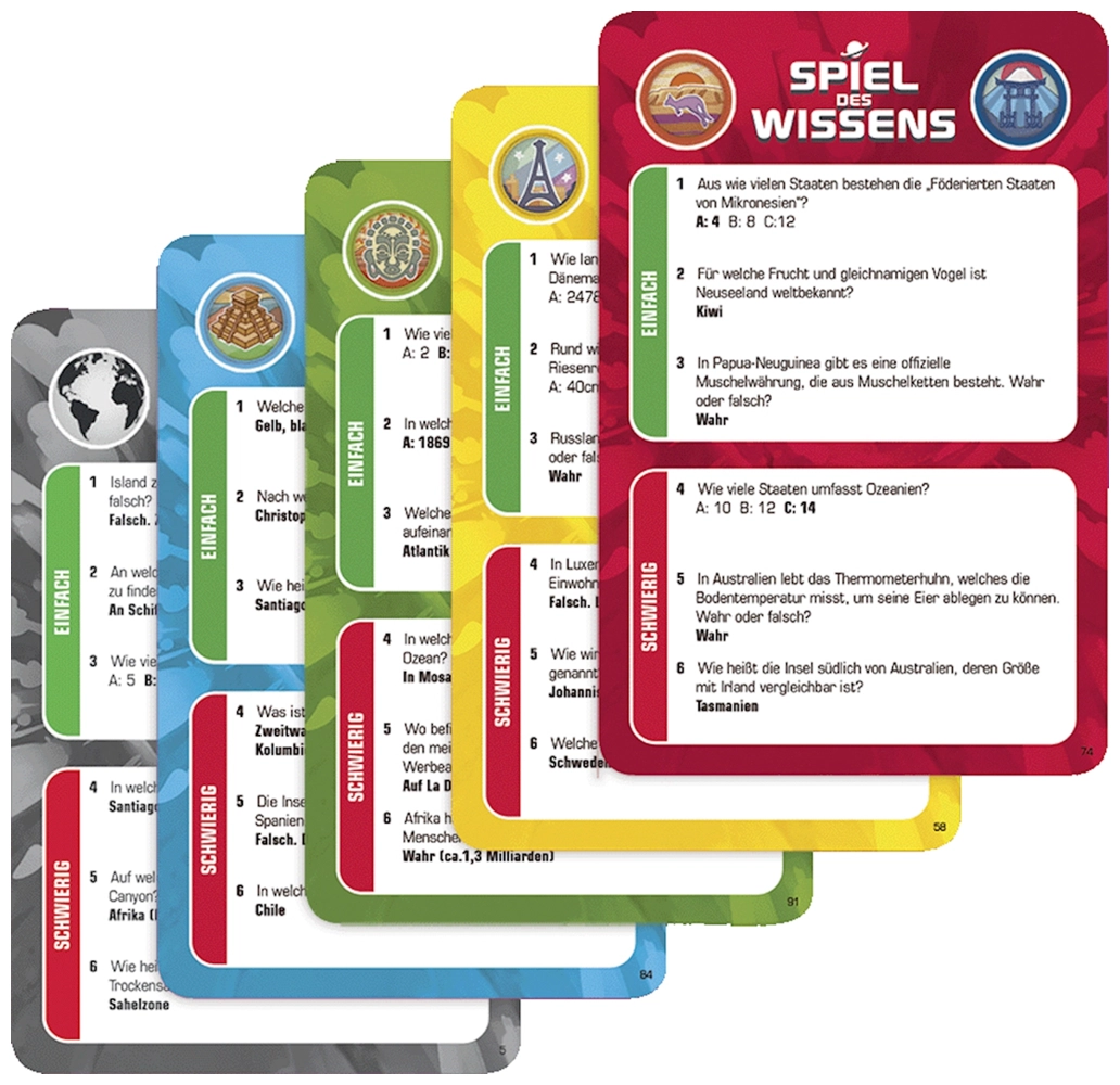 Spiel des Wissens - Rund um die Welt - Das Kartenspiel