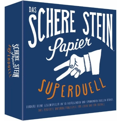 Das Schere-, Stein-, Papier-Superduell