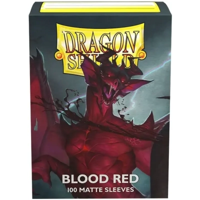 Dragon Shield Standard Matte Sleeves - Blood Red 'Simurag' (100 Sleeves)