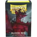 Dragon Shield Standard Matte Sleeves - Blood Red 'Simurag' (100 Sleeves)