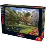 Cottage im Frühling