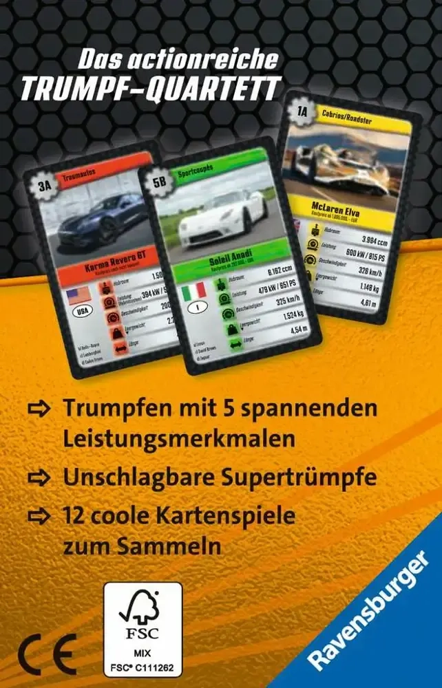 Quartett Supertrumpf Luxus-Klasse
