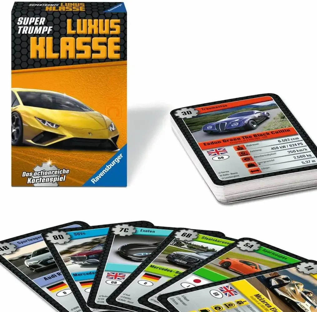 Quartett Supertrumpf Luxus-Klasse