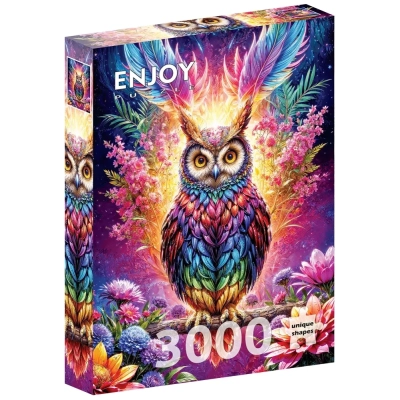 Neon Owl - 3000 Teile