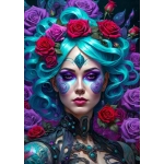 Gothic Flowers Portrait