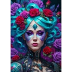 Gothic Flowers Portrait