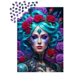 Gothic Flowers Portrait